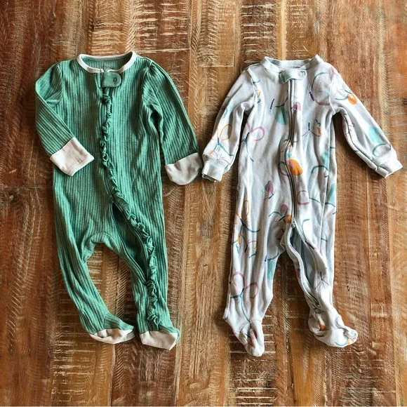 *SOLD* Bundle of six 6-9 month sleepers - Picture 2 of 11